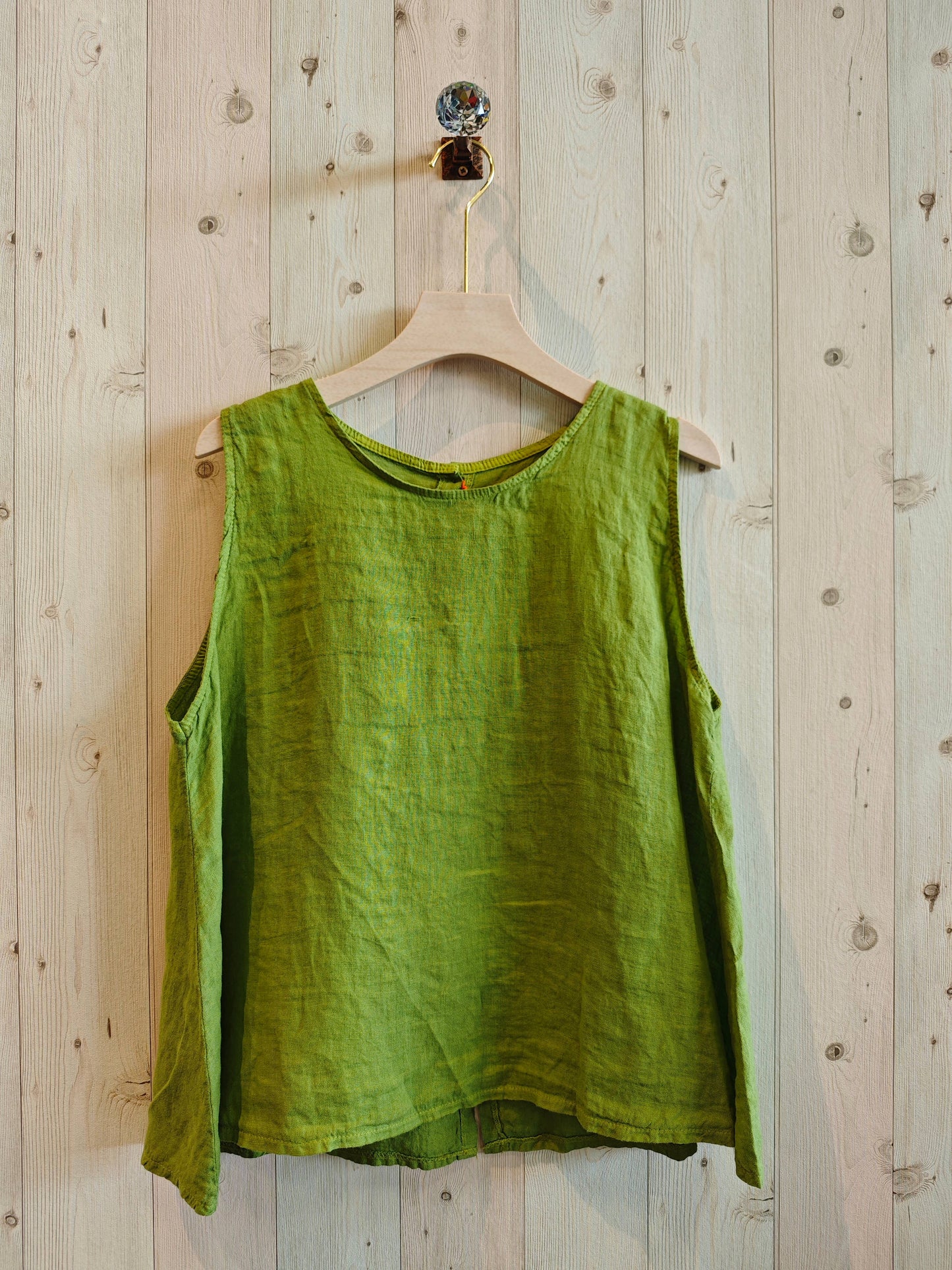 Tank - Sleeveless Button Down Linen