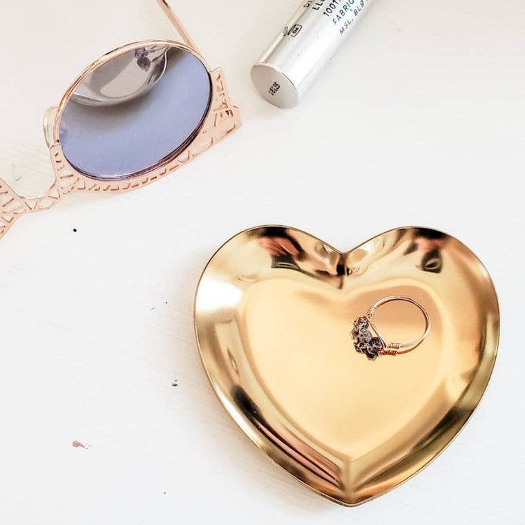 Shit Just Got Real Heart Shaped Trinket Ring Dish