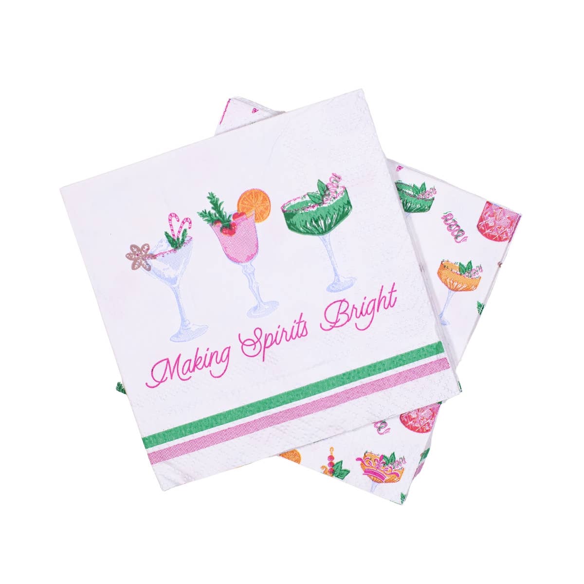Cocktail Napkins- Making Spirits Bright