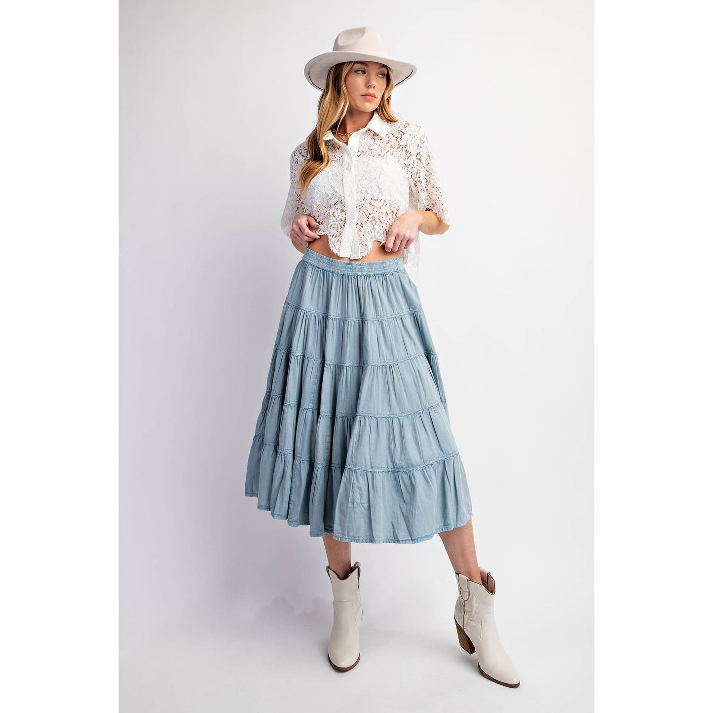 Skirt- Full Swing Denim