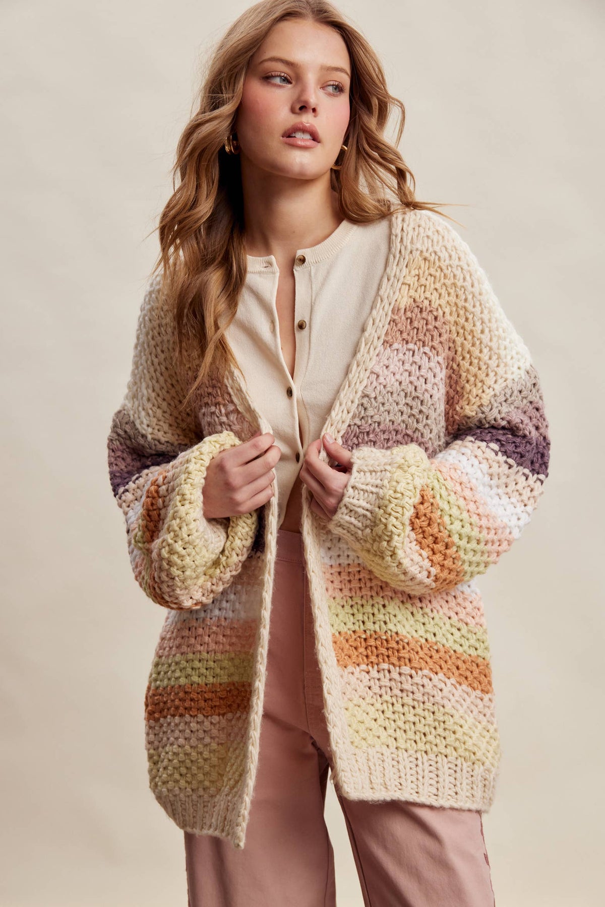 Sweater - Rainbow Hand-Crochet