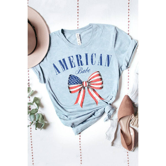 T-Shirt - American Babe Mineral Graphic