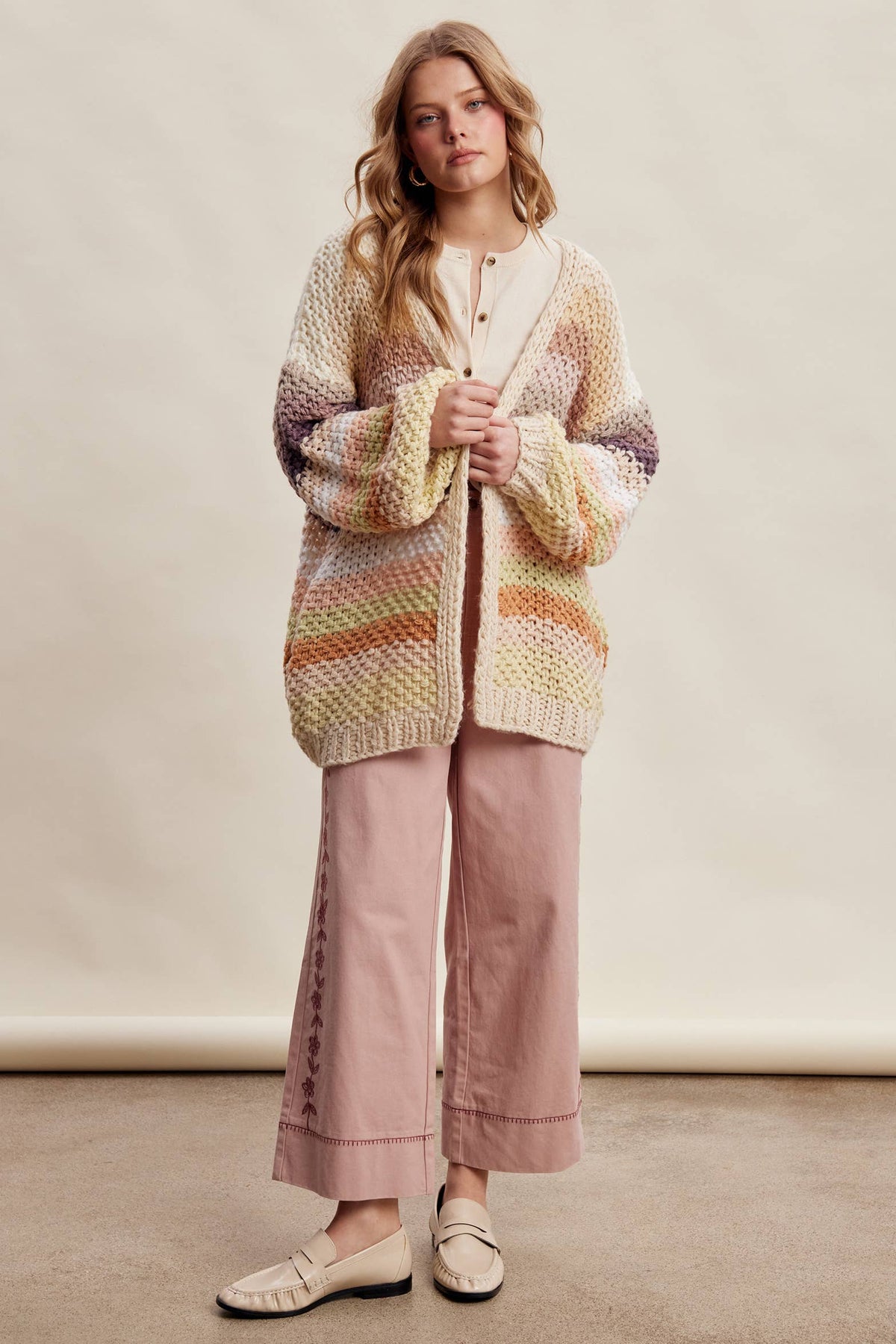Sweater - Rainbow Hand-Crochet