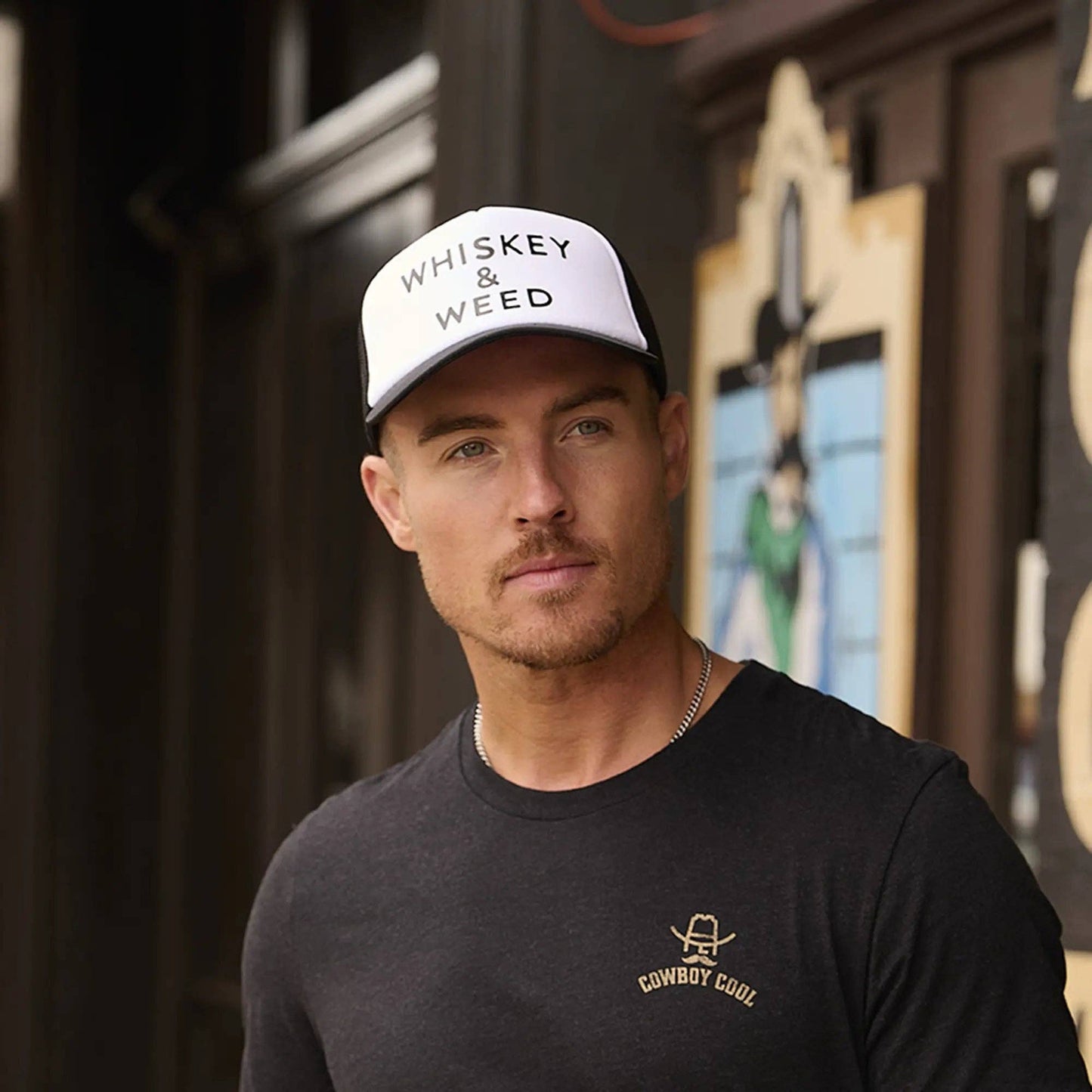 Trucker Hat- Whiskey & Weed