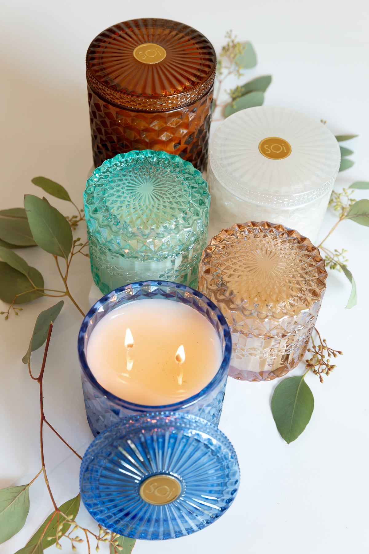 Petite Shimmer Candle - Alluring Amber 8oz