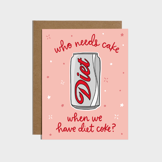 Card- Diet Soda Sticker