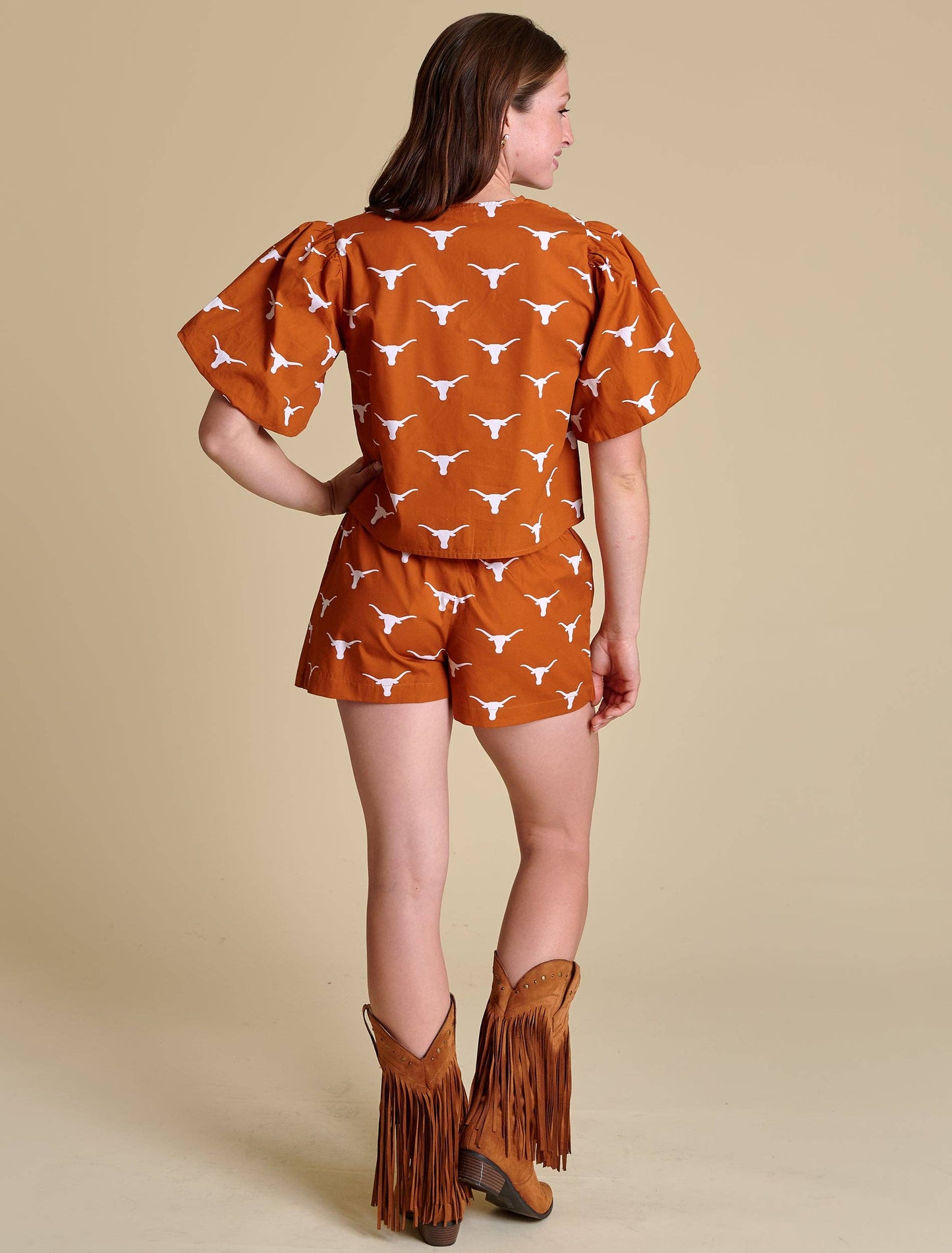 Skort-Poplin  | Texas