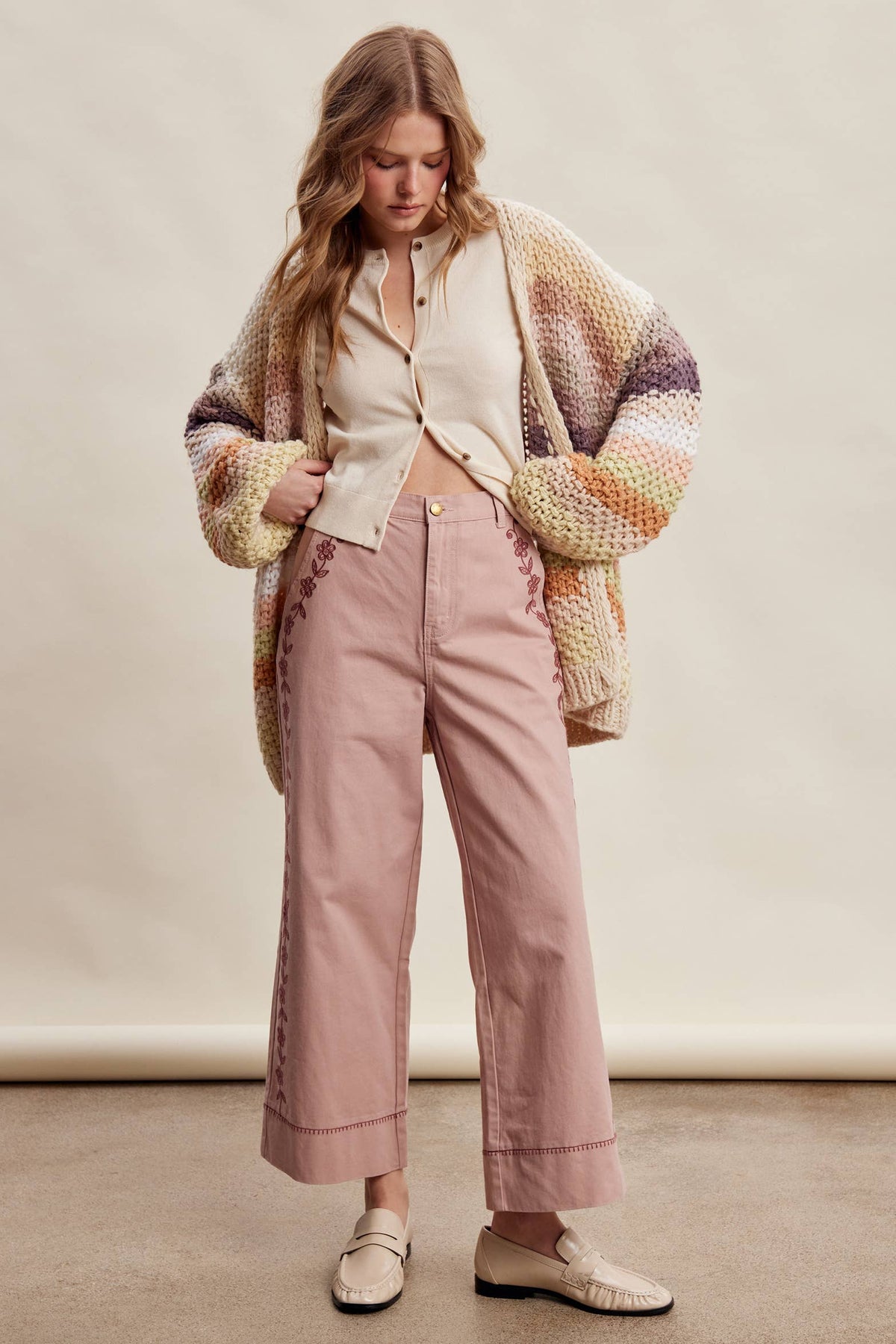 Sweater - Rainbow Hand-Crochet