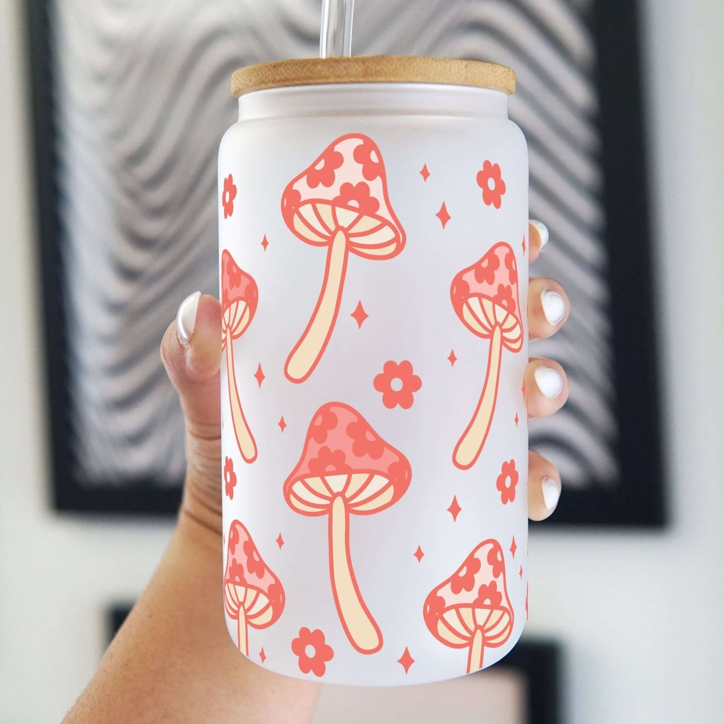 Cup-Retro Mushroom