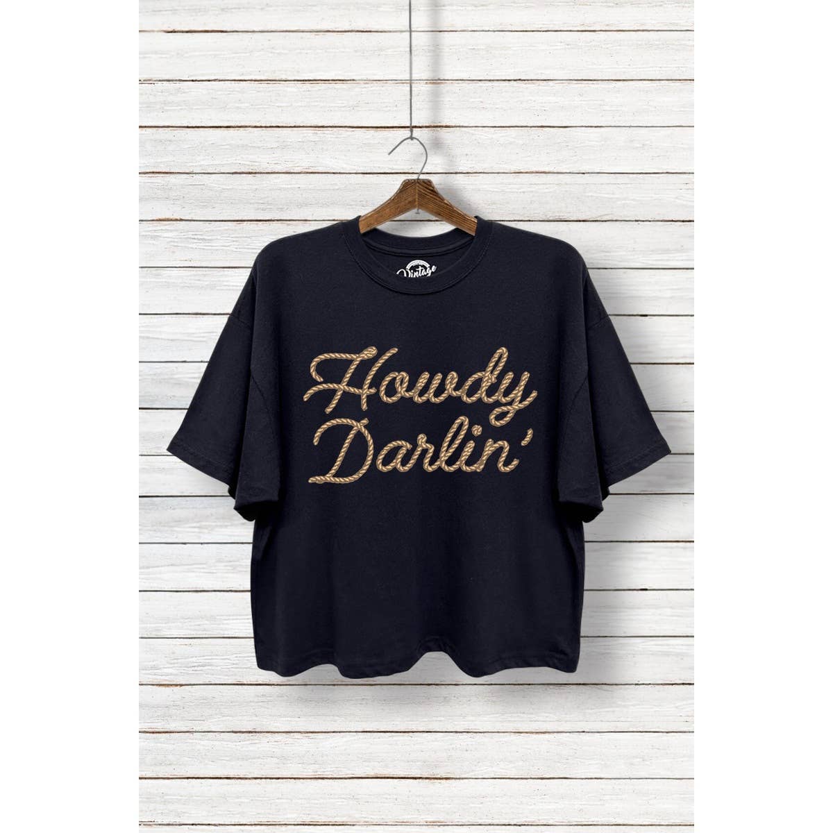 Cropped T-Shirt - Howdy Darlin
