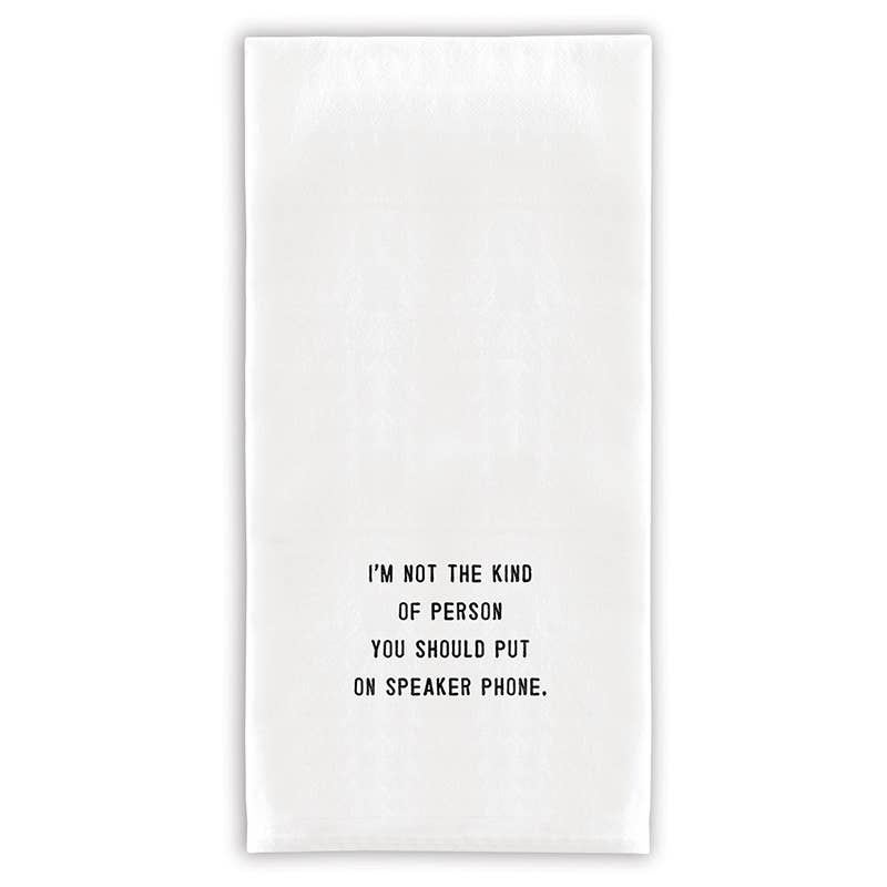 Tea Towel - Not The Kind Of Person
