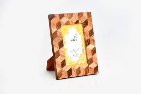 Photo Frame- Multi-Wood Chevron