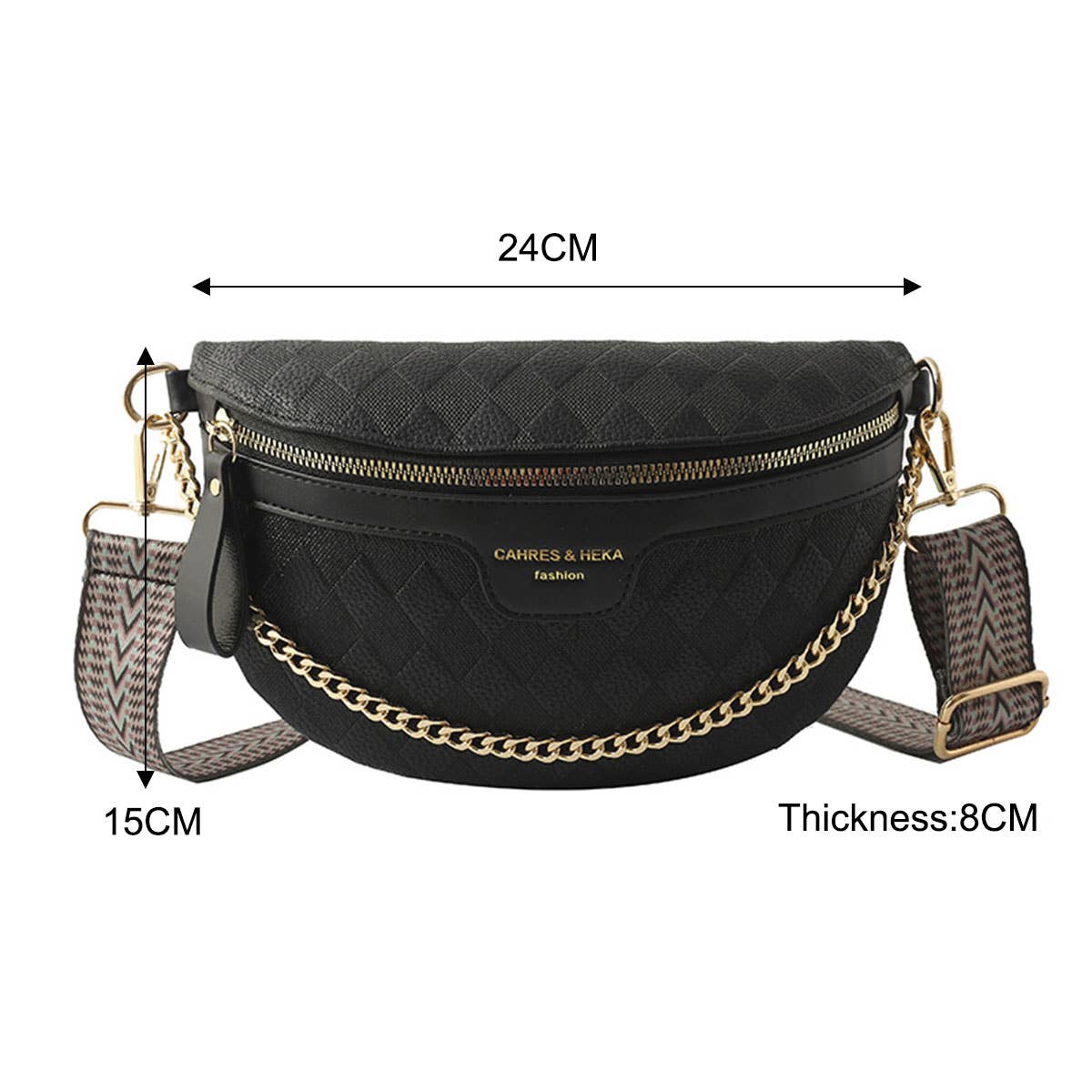 PYRAMID CHECK PU EVERYDAY BELT BAG
