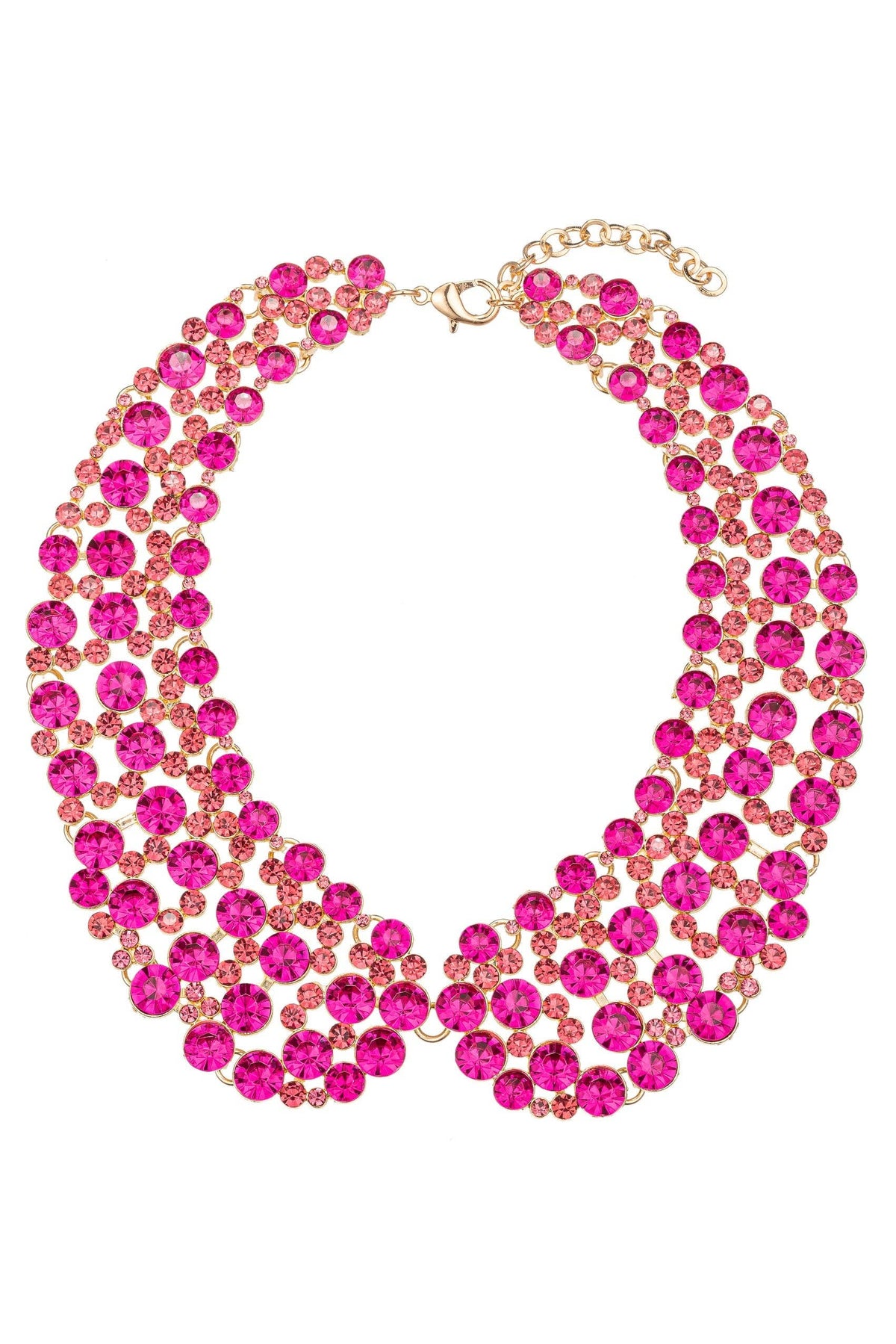 Necklace - Statement, Diana Collar, Pink