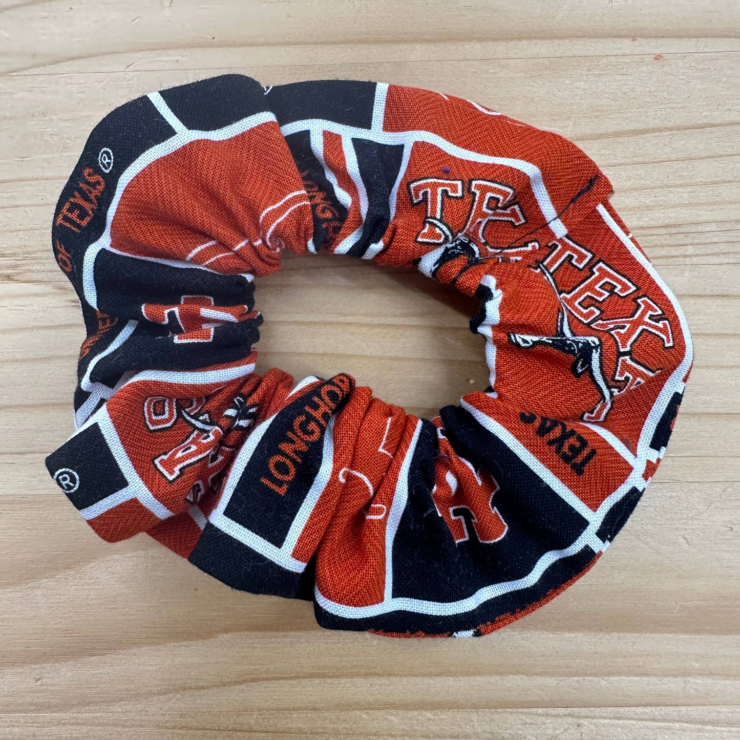 University of Texas Longhorns Pattern Scrunchie