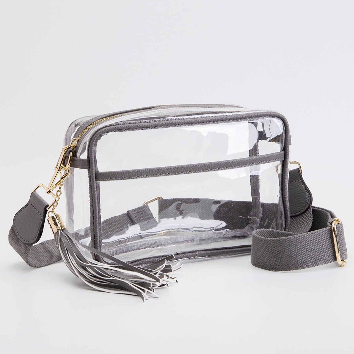 Clear PU Cross Body Camera Bag