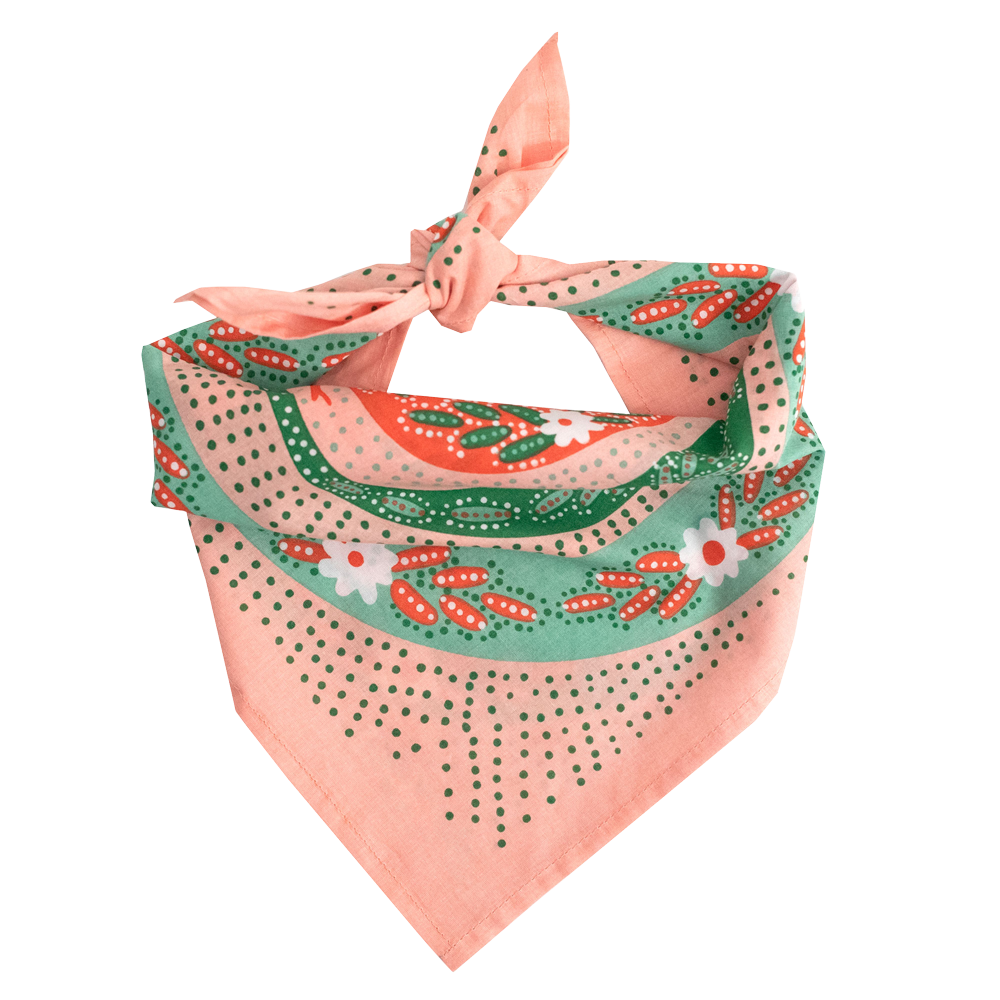Bandana-Snakes Pink