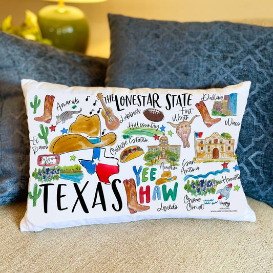 State of Texas Lumbar Pillow