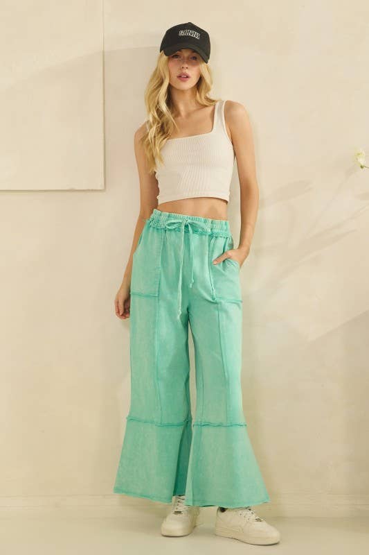 Pants- Knit Mineral Washed Terry