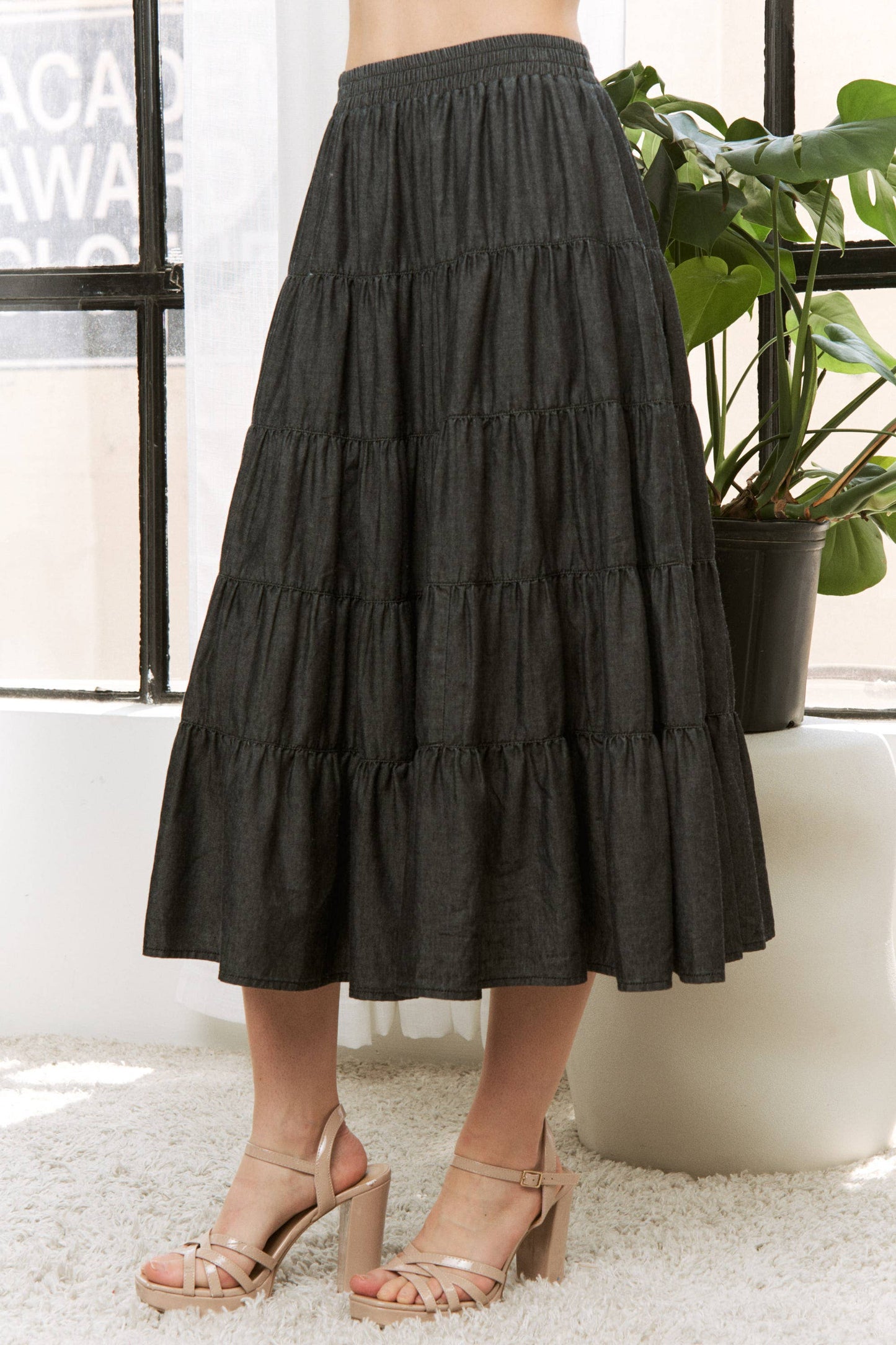 Skirt- Full Swing Denim