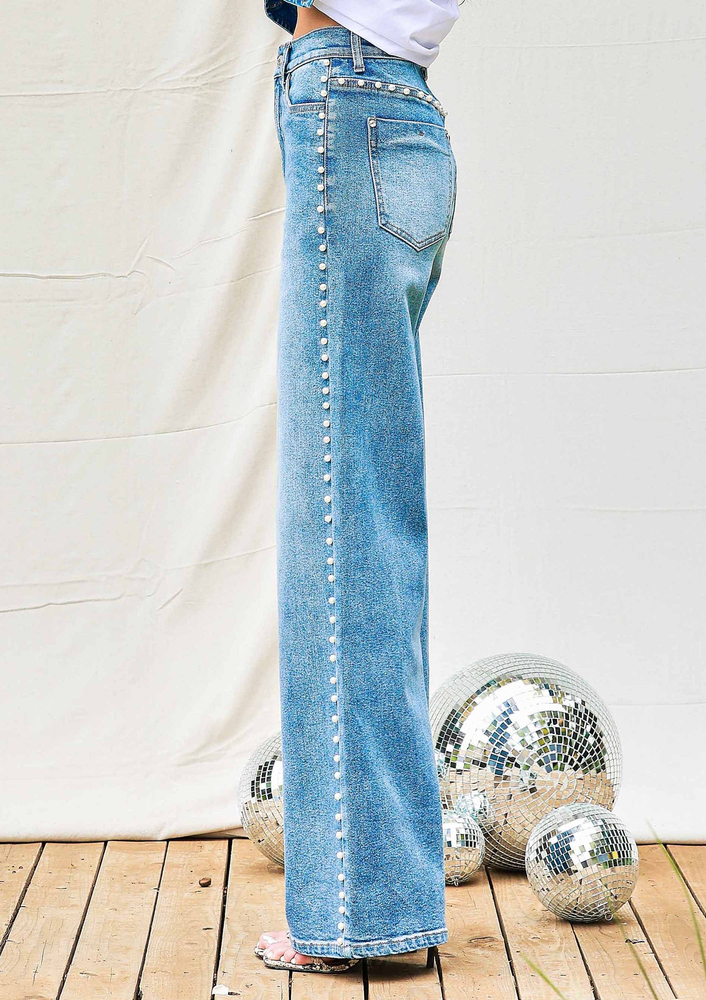 Jeans - Pearl High-Rise Wide Leg