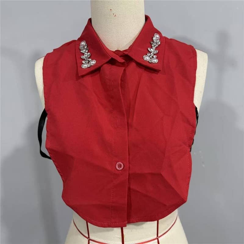Collar - Diamond Studded Detachable Shirt