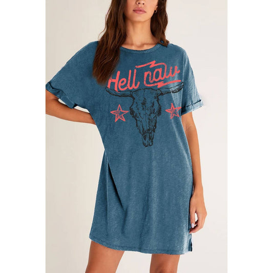 HELL NAW MINERAL GRAPHIC DRESS