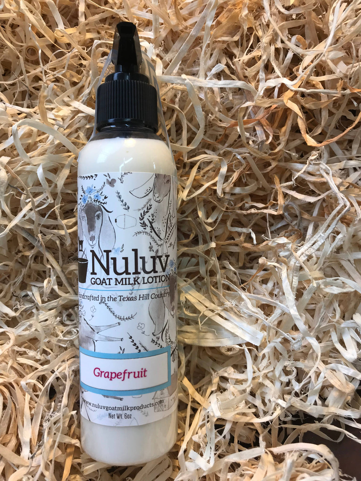 Nuluv Goat Milk Lotion 6-oz Pump