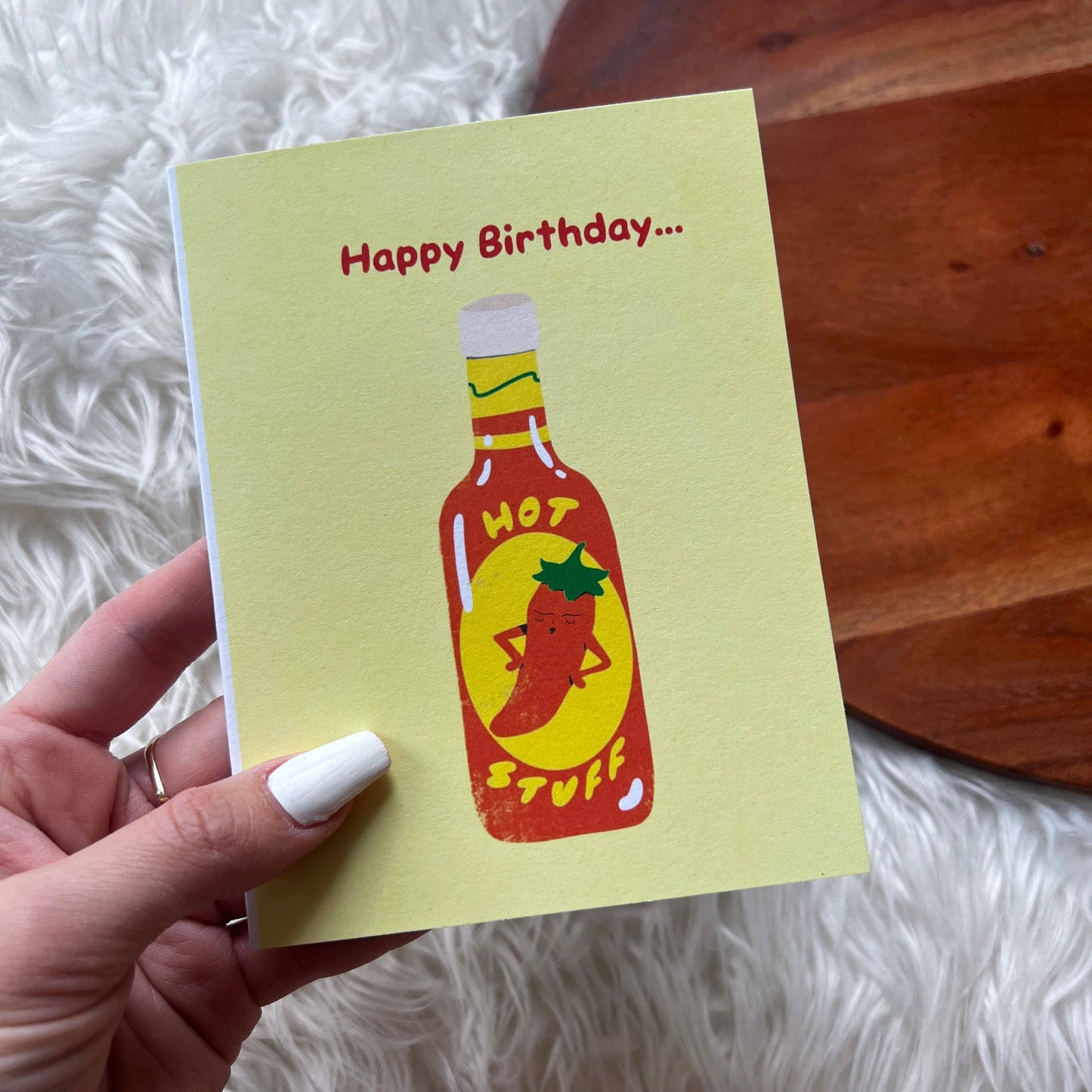 Greeting Card- Happy Birthday Hot Stuff