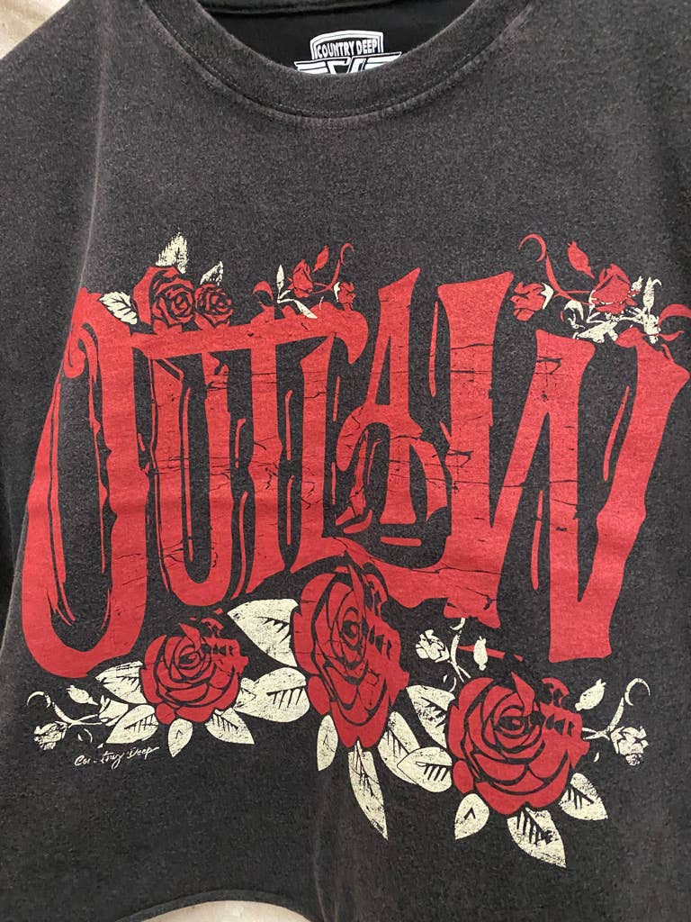 Cropped T-Shirt - Outlaw Relaxed