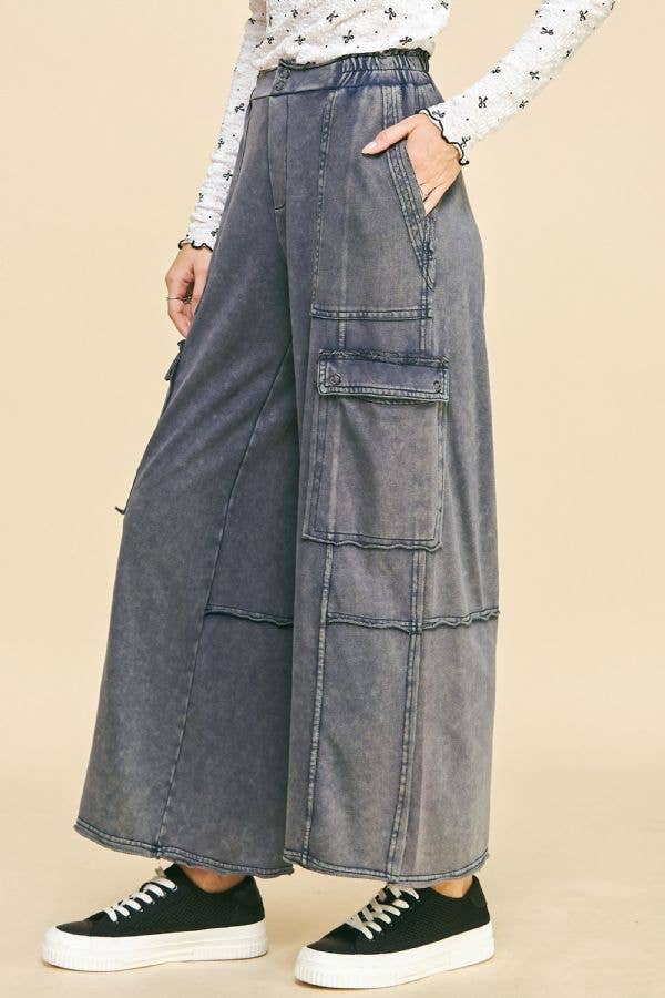 Pants- Cargo Mineral Wash
