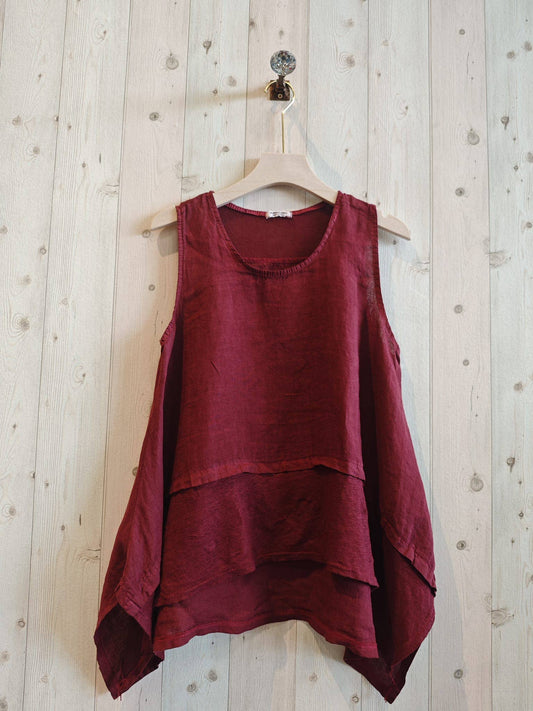 Tank- Tiered Linen