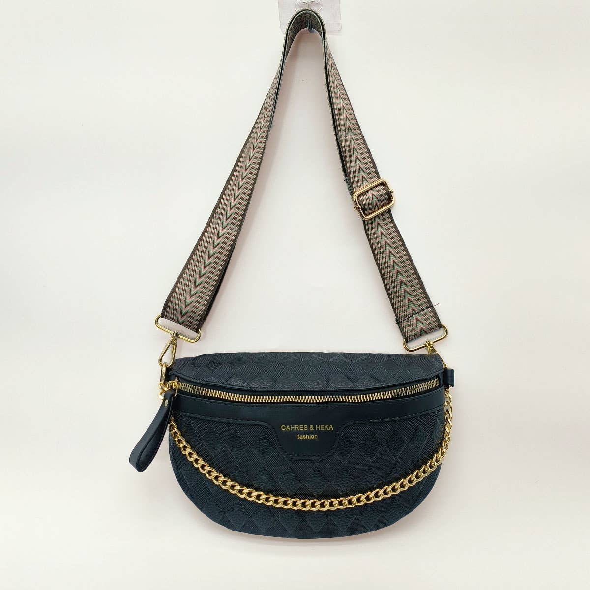 PYRAMID CHECK PU EVERYDAY BELT BAG