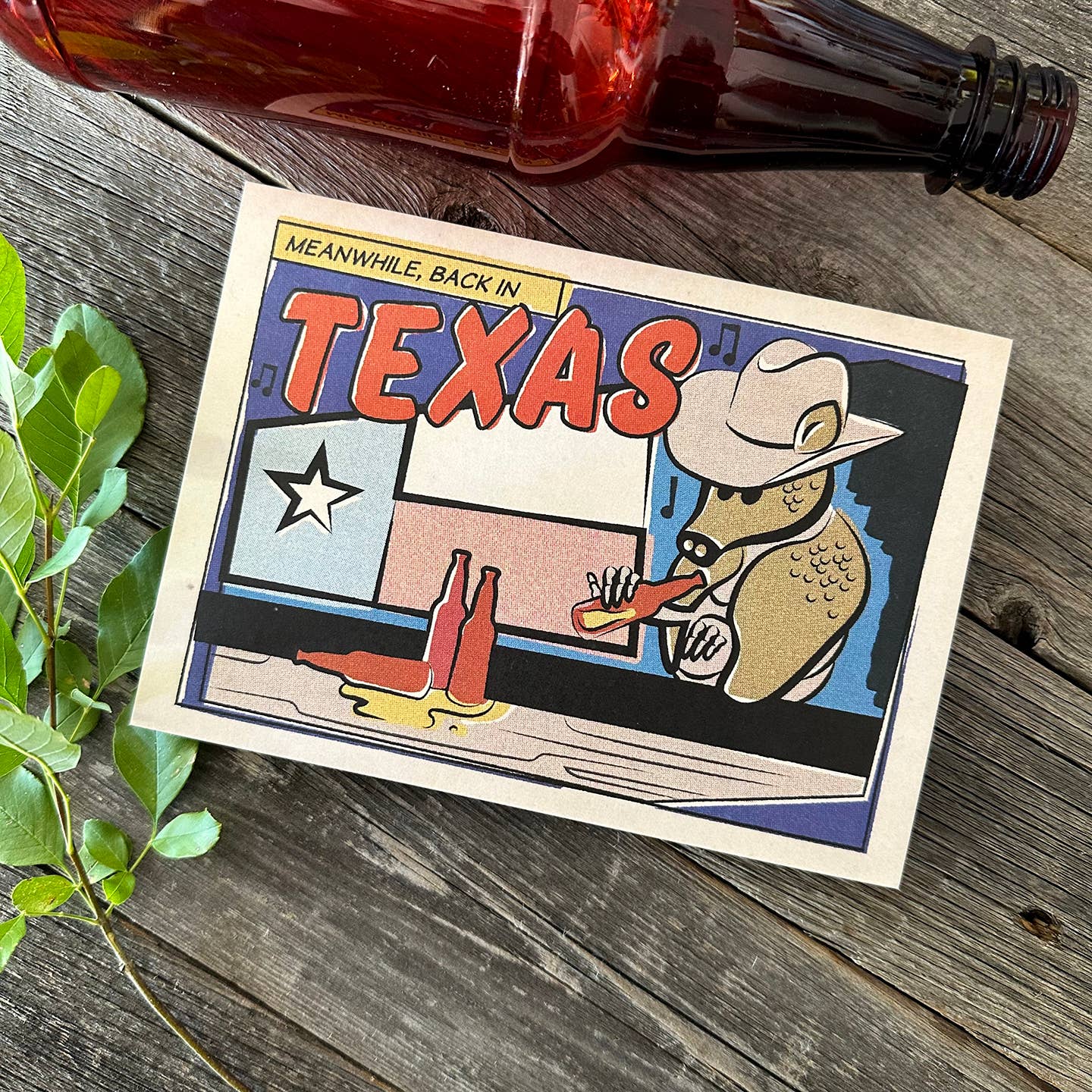 Postcard - Drunk Dillo