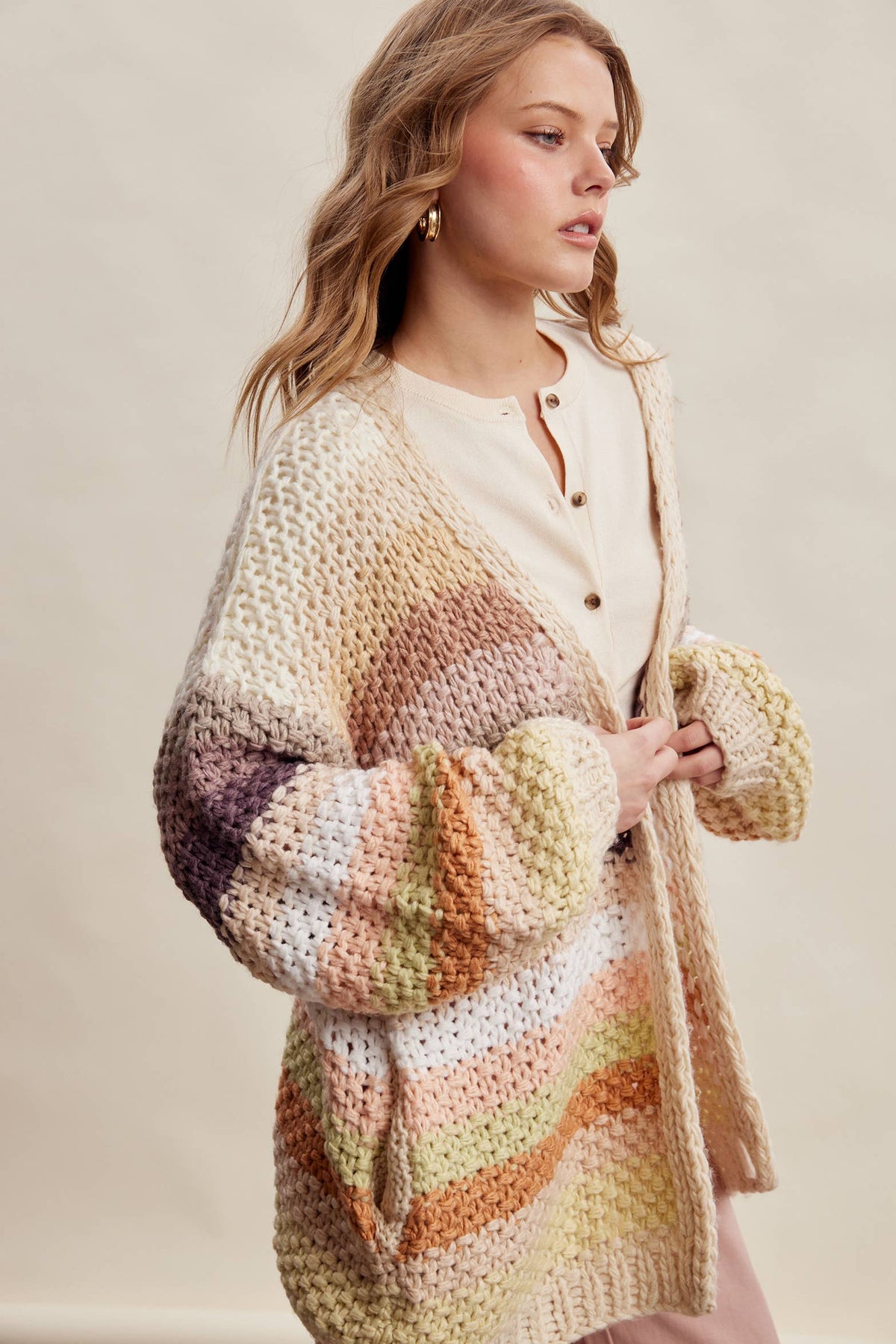 Sweater - Rainbow Hand-Crochet