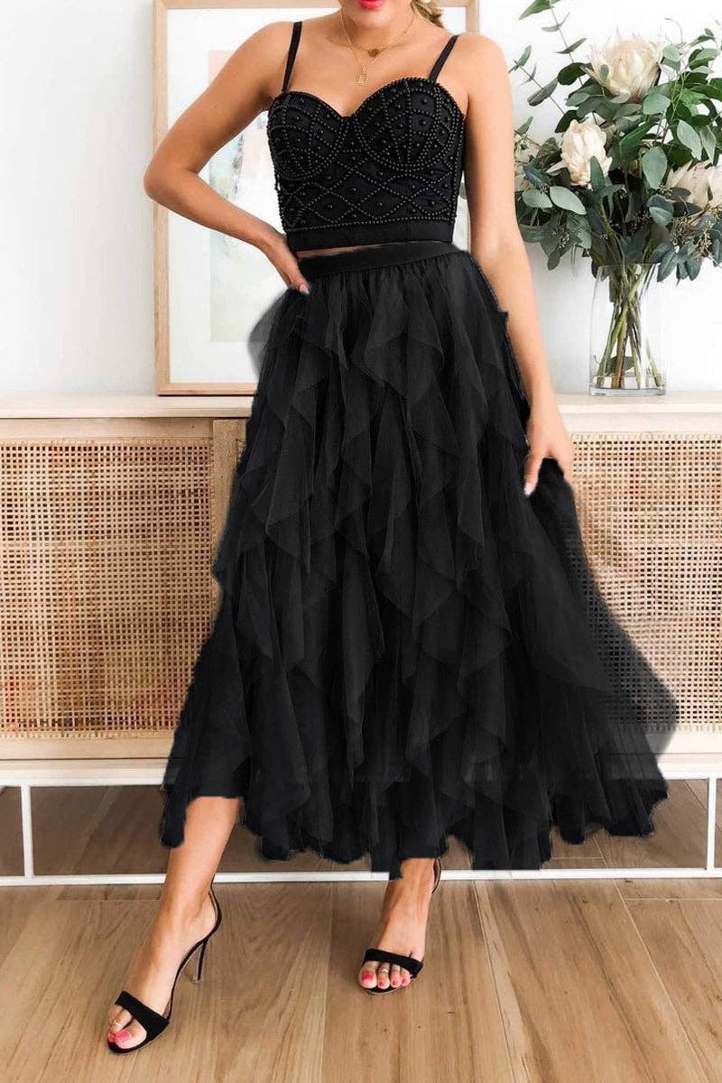 Skirt- A-Line Long Tulle