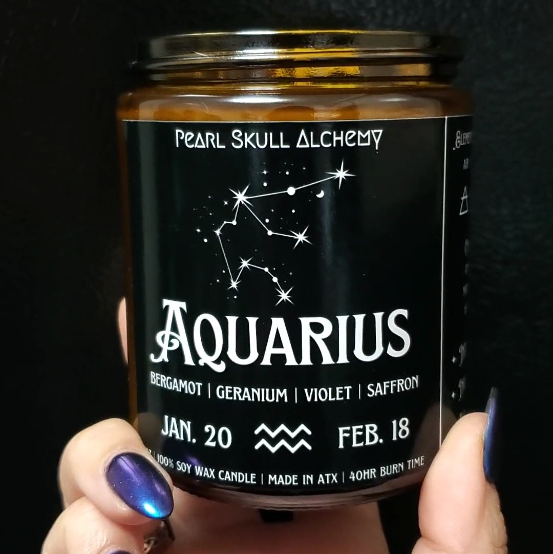 PSA Aquarius Candle