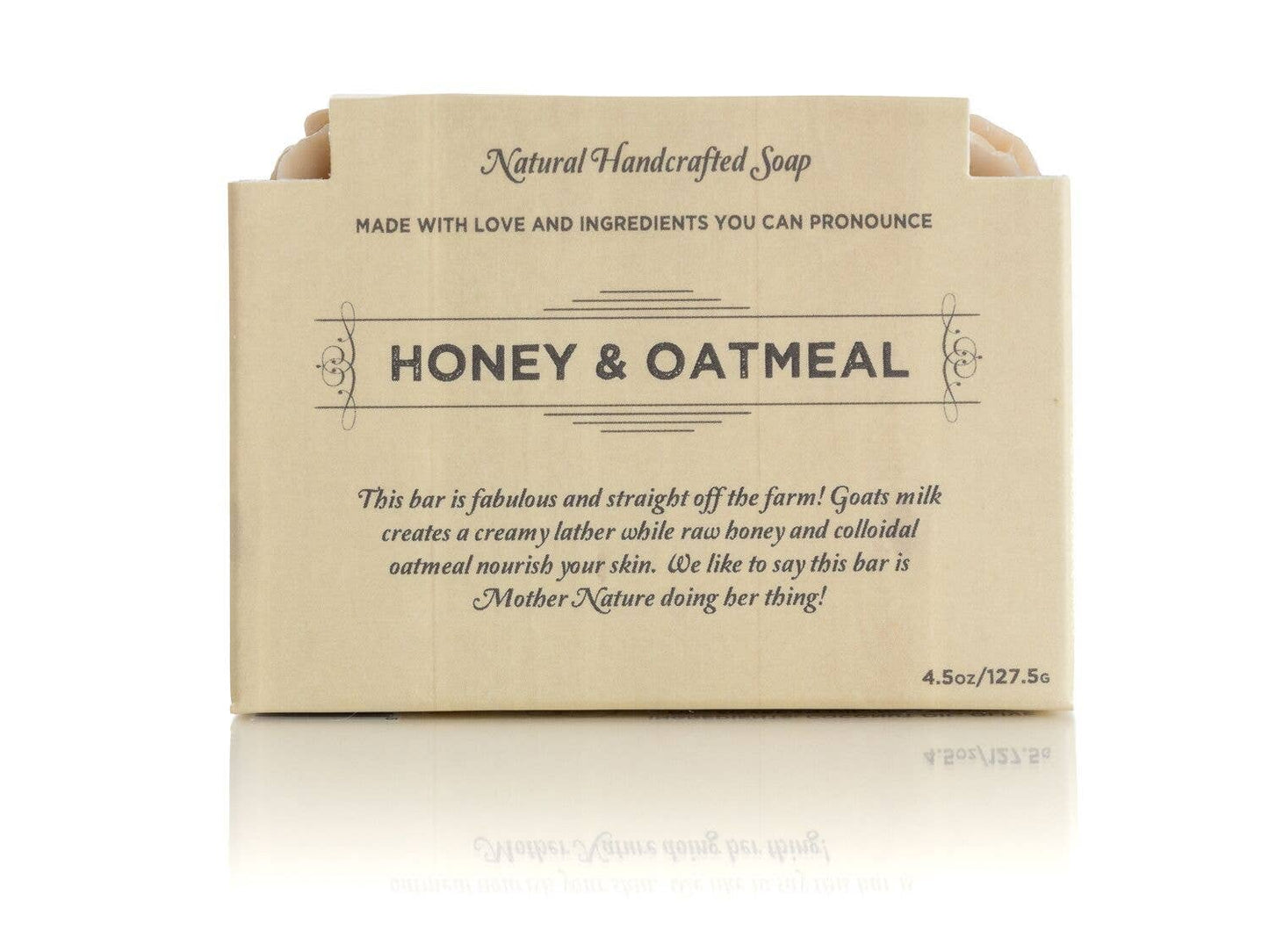 Soap - Bar - Honey and Oatmeal