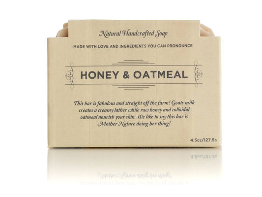 Soap - Bar - Honey and Oatmeal