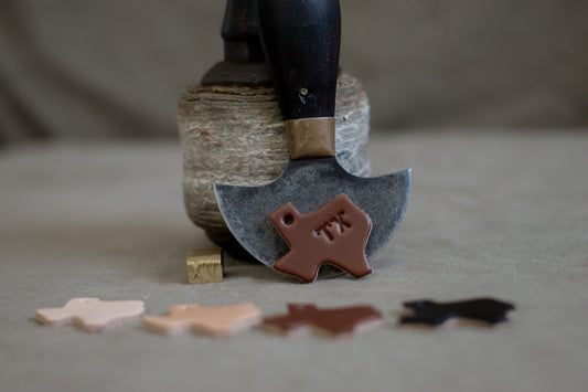 OEH Key Tag - Texas Leather