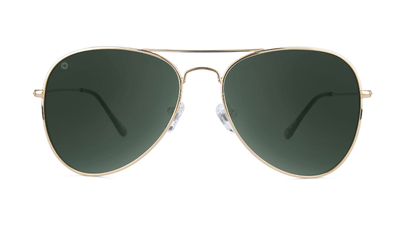 OEH Sunglasses - Mile Highs - Gold / Aviator Green