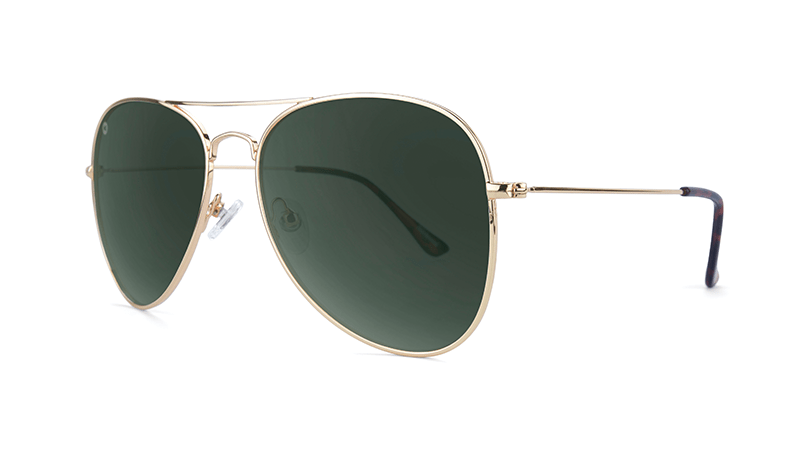 OEH Sunglasses - Mile Highs - Gold / Aviator Green