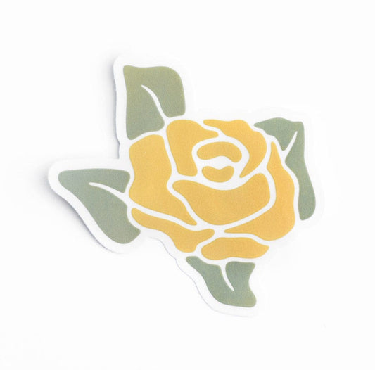 Sticker - Yellow Rose