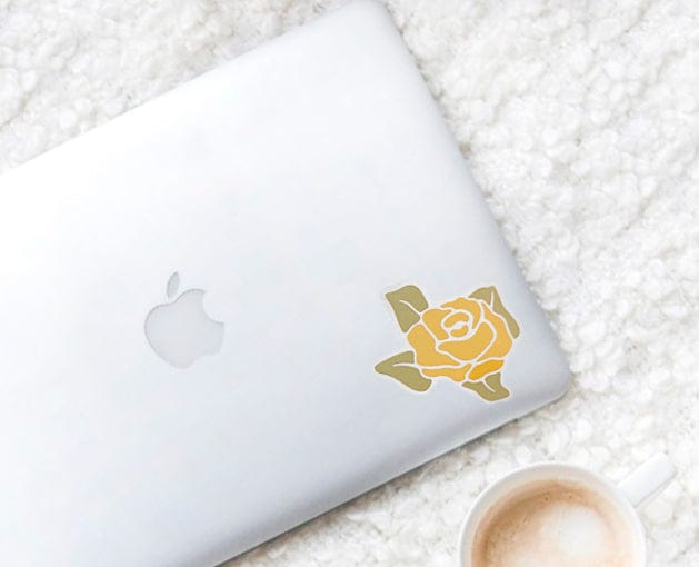 Sticker - Yellow Rose